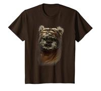 Star Wars Wicket Ewok Portrait Painting T-Shirt, Enfant, Marron, 2 Ans