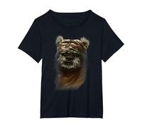 Star Wars Wicket Ewok Portrait Painting T-Shirt, Femme Grandes Tailles, Noir, 6X