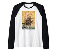 Star Wars Wicket The Ewok Spring Cherry Blossoms Sakura Art Manche Raglan