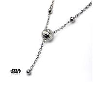 Star Wars - Woman's Stainless Steel 3d Death Star Necklace