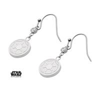 Star Wars - Women's Stainless Steel Empire Symbol Hook Dangle Earrings