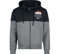 Star Wars X- Wing - 1977 Homme Sweat-Shirt zippé à Capuche Gris/Noir L