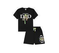 Star Wars Yoda Best Dad Ensemble pyjama court pour homme, Noir , XXL