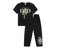 Star Wars Yoda Best Dad Ensemble pyjama long pour homme, Noir , XXL