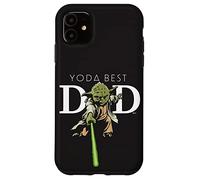 Star Wars Yoda Best Dad Sabre laser Cadeau de fête des pères Coque pour iPhone 11