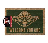 Star Wars Yoda Bienvenue Vous Êtes Tapis Officiel 60 X 40 Cm Coir Pvc Arrière