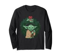 Star Wars Yoda Christmas Wreath Holiday Jedi Master Manche Longue