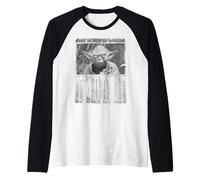 Star Wars Yoda Free Words of Wisdom Poster Manche Raglan