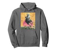 Star Wars Yoda Jedi Master Spring Cherry Blossoms Sakura Art Sweat à Capuche, Unisexe pour Adultes, Asphalte, XL