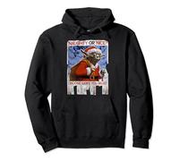 Star Wars Yoda Naughty Or Nice Flyer Noël Sweat à Capuche