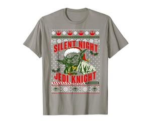 Star Wars Yoda Silent Night Jedi Knight Pull de Noël T-Shirt
