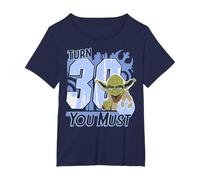 Star Wars Yoda Turn 30 You Must Rebel Logo Portrait T-Shirt