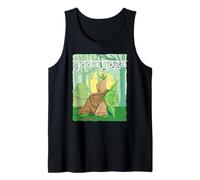 Star Wars Yoda Yoga Peaceful Stretching Session Poster Débardeur