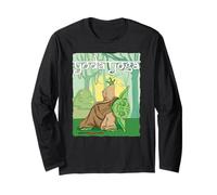 Star Wars Yoda Yoga Peaceful Stretching Session Poster Manche Longue