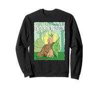 Star Wars Yoda Yoga Peaceful Stretching Session Poster Sweatshirt