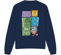 Star Wars - "Young Jedi Adventure" Sweatshirt für Herren/Damen Uni TV3667 (L) (Marineblau)