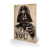 Star Wars (Your Empire Needs You) 40 x 59 cm Impression sur Bois