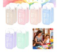 Staranry 12 Pcs Colle Roller, 6 mm x 6 m Souris Roller Colle Ruban Adhésif Double Face, Scrapbooking, Ruban Correcteur pour Travaux Manuels, Scrapbooking Diy Carte, Journal, Fotos, Fotoalbum