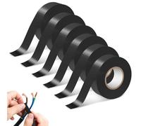 Staranry 6 PCS 15 mm x 20 m Electricien Noir en PVC