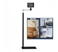 Staratlas Support de Sol pour Projecteur Extérieur Portable - Universel, 40 à 120 cm, Réglable en Hauteur, Rotatif à 360 Degrés (Noir)