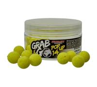 StarBaits Bouillettes Grab and Go Global Pop Up Banana Cream - 20g - D.14mm - Jaune Fluo - 16843