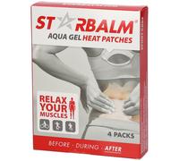 Star Balm Aqua Gel Patchs Chauffants 8x12cm Pièces 4