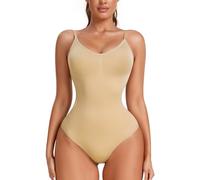 STARBILD Body gainant pour femme avec bretelles réglables, H9840-beige, M
