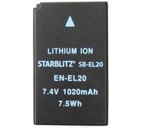 Starblitz batterie compatible avec nikon en-el20 Noir G
