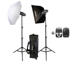 STARBLITZ Kit studio 2 x 200 watts seconde