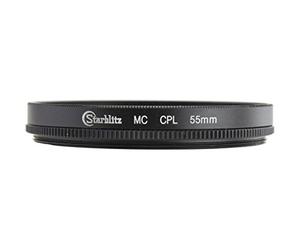 Starblitz SFICPLMC55 Filtre Circulaire Polarisant Multicouche pour Objectif 55 mm Noir