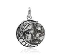 Starborn Campo del Cielo Météorite Phase de Lune Pendentif en Argent Sterling