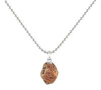 Starborn Pendentif pépites en cuivre avec anneau en argent sterling - Moyen, Pierre précieuse