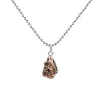Starborn Pendentif pépites en cuivre avec anneau en argent sterling - Petit format, Pierre précieuse