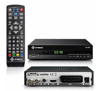 STARBOX HD-268A - Décodeur TNT DVB-T2 Full HD 1080p H.265 (HEVC), HDMI/USB/Péritel, Télécommande Universelle 2-en-1 - Antenne TNT Terrestre Uniquement (Non Compatible Satellite/Parabole)