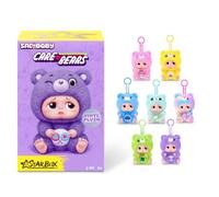 STARBOX (SAD BABY) Care Bears Series 1 Blind Box Keychains Mystery de ZURU | Care Bears sous licence officielle, deballage immersif, porte-cles peluche taille main