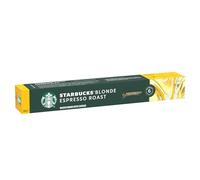 STARBUCKS Blonde Espresso Roast by Nespresso, Torréfaction Blonde, Capsules de Café (10 Capsules)