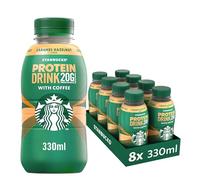 Starbucks® - Boisson Protein bouteille rPET 330 ml - Caramel Noisette - Café Hyper-protéiné Prêt-à-Boire - Vendu en lot de 8