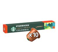 STARBUCKS Café Capsules Espresso Colombia Intensité 7 Compatible Nespresso 10 capsules