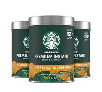Starbucks Café instantané de qualité supérieure - Starbucks Blonde Roast - 100 % Arabica - 3 boîtes (jusqu'à 120 portions au total)