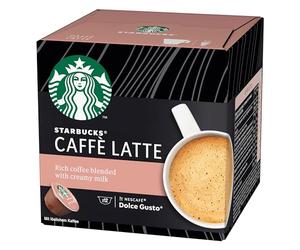 Starbucks Caffè Latte by NESCAFÉ Dolce Gusto, Café au Lait, 12 Capsules