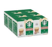 STARBUCKS Caffè Latte by Nescafé Dolce Gusto, Capsules de Café 6 x 12 (72 Capsules)