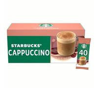 STARBUCKS Cappuccino - 40 Sachets Solubles - Spécialités Instantanées Gourmandes - Café 100% Arabica - Facile à Emporter - Boîte de 40 Sticks de 18g - 720g