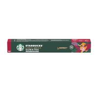 Starbucks - Capsules de café espresso torréfaction foncée Sumatra - Compatible avec Nespress - 10 unités de 5,5 grammes.