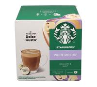 STARBUCKS Capsules de Café Mocha White Mocha compatible DOLCE GUSTO x12 123g
