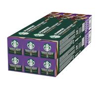 STARBUCKS Chocolate Hazelnut by Nespresso, Torréfaction Blonde, Capsules de Café 6 x 10 (60 Capsules)