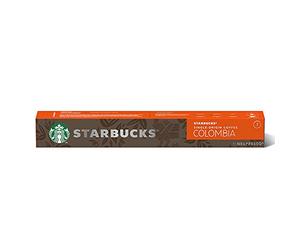 Starbucks Colombia Single-Origin Coffee 7 Lot de 10 capsules de café compatibles avec Nespresso