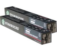 Starbucks Decaf Espresso Roast Kaffee, 2er Set, Dark Roast, Röstkaffee, Nespresso kompatibel, Entkoffeiniert, Kaffeekapseln, 20 Kapseln
