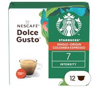STARBUCKS - Espresso Intense Colombie, Arôme Riche et Corsé, Capsules Compatibles Dolce Gusto (12) - Le Lot De 3