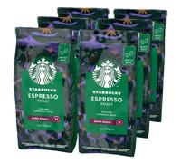 STARBUCKS Espresso Roast, Torréfaction Brune, Café en Grains 200g (Pack de 6)