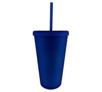 STARBUCKS Gobelets réutilisables d'été cloutés orange ou bleu édition été 2023 (bleu)